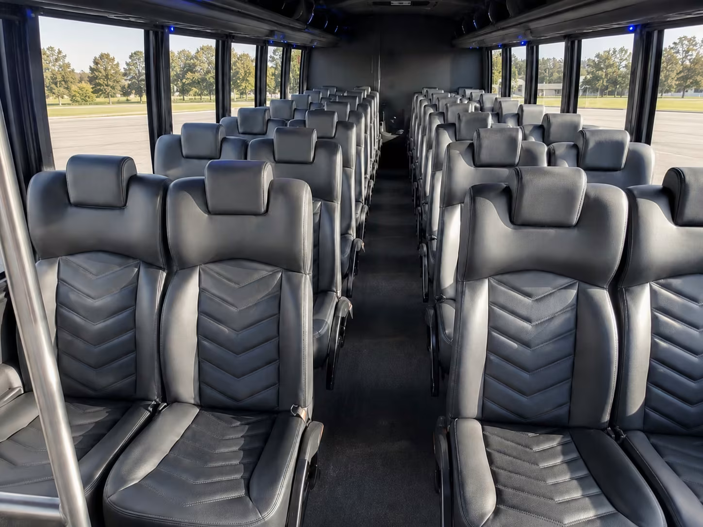 20 passenger minibus interior