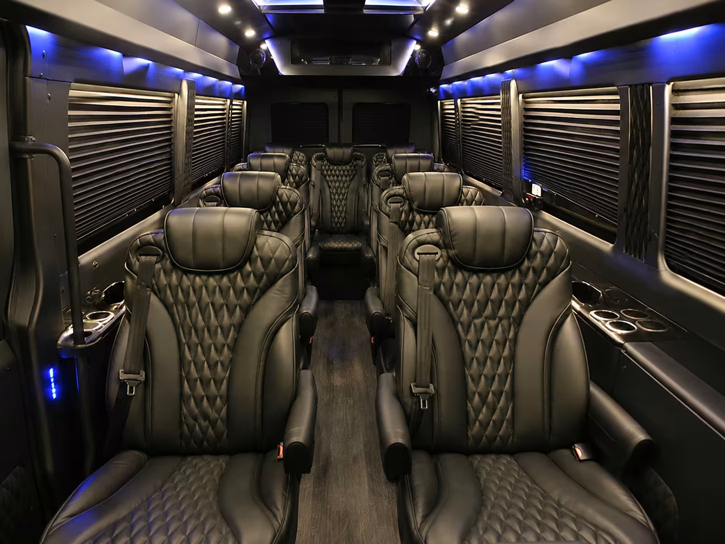 sprinter van with driver inside