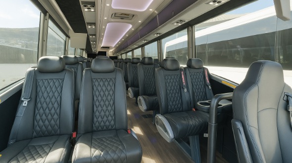 28 passenger minibus interior riverside