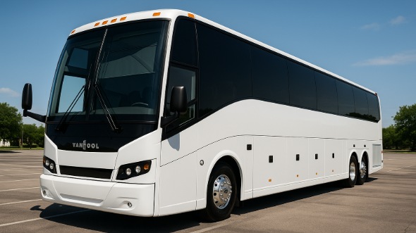 54 passenger charter bus riverside