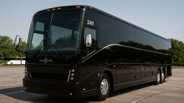 55 passenger charter bus riverside