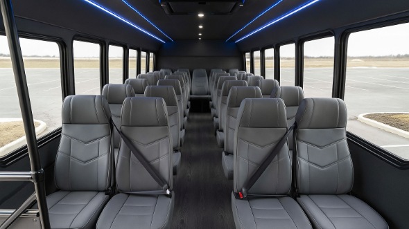 riverside 28 passenger minibus inside