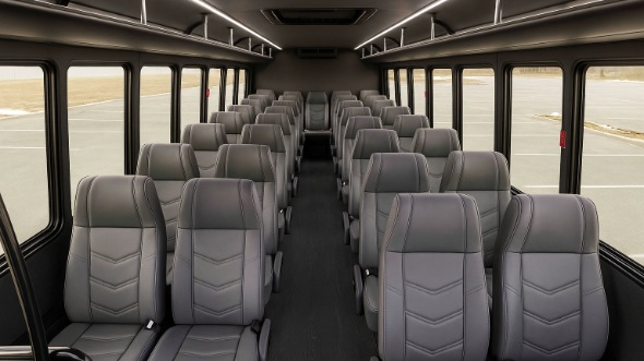 riverside 35 passenger minibus inside
