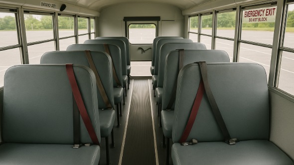 riverside school bus rental interior